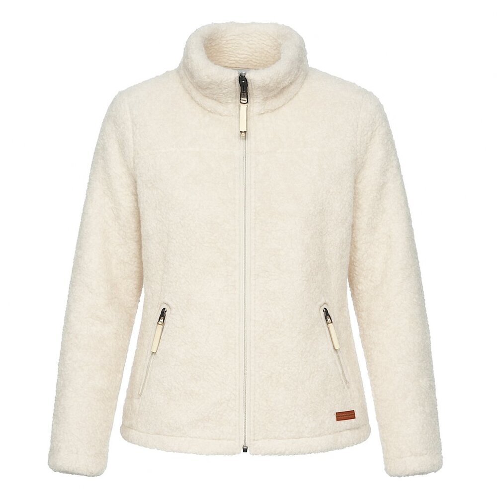 Free Country White Sherpa Fleece Full Zip Teddy Jacket Women’s Medium